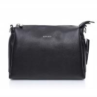 RYŁKO czarna skórzana torebka damska R40523TB _UV6