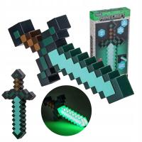 Minecraft Lampka Miecz Diamentowy Kilof Paladone 40cm wisząca stojąca