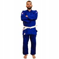 Strój sportowy judo 170cm/500GSM niebieski kolor | Gratis pas oraz worek !!