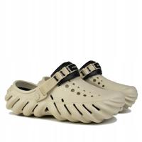 Klapki Crocs X - Echo Clog M5/W7 37,5 Bone/Black