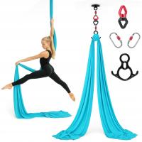 Szarfa akrobatyczna aerial silk | 7 m | Jasnoniebieska