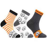 3-PAK Skarpety Skarpetki dziecięce 3 PARY 35 - 38 MORAJ chłopięce piłka