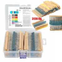 3120pcs THT резистор комплект резистор 0.25 Вт 20x156pcs коробка