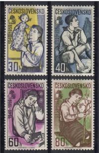 Czechosłowacja 1959 Mi 1127-1130 Czyste **