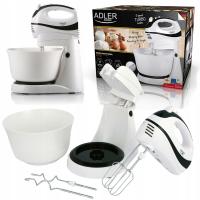 Адлер кухонный ручной миксер для выпечки мешалки 550 Вт белый