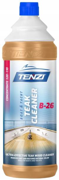 TENZI BOAT & YACHT - TEAK CLEANER B-26 - PŁYN DO MYCIA DREWNA TEKOWEGO - 1L