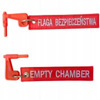 Флаг Безопасности Маркер Безопасности Пустой Камеры Короткое Оружие