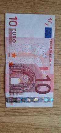 Banknot 10 Euro 2002 seria N (Niemcy)