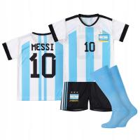 Комплект / футбольная форма гетры Месси Аргентина 10 см. 134