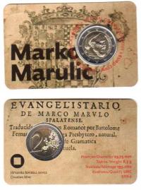 2 euro okol. Chorwacja 2024 - Marulic - folder