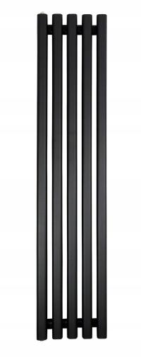 Обогреватель декоративный вертикальный декоративный 1000/330 Лазурный 428W матовый черный структурный.
