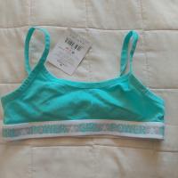 Biustonosz miękki YOCLUB roz S 140-146 miętowy