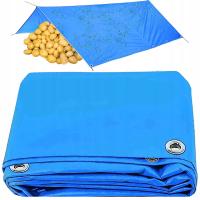 Plandeka 6x12m Wzmacniana Płachta Ogrodowa Uniwersalna Wodoodporna Okrycie