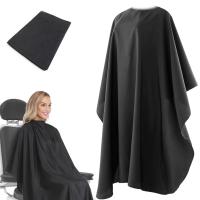 ПАРИКМАХЕРСКАЯ НАКИДКА УНИВЕРСАЛЬНАЯ ЧЕРНАЯ ВОДОНЕПРОНИЦАЕМАЯ КРЫШКА ДЛЯ СТРИЖКИ