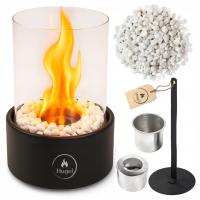 Biokominek bio kominek wolnostojący bezdymny wygaszacz kamienie dekoracja