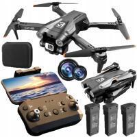 Dron 908pro – 2 kamery 3 baterie, 60 min lotu Start/Stop unikanie przeszkód