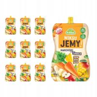 Przekąska mus bez cukru MARCHEW + mango-banan-jabłko PURENA 180g x 10sztuk