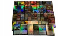 MTG Zestaw 50 Kart FOIL - Common, Uncommon, Basic Land Magic The Gathering