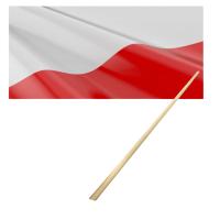 Польский флаг флаг Польша производитель палку 120X110X70 см сильный