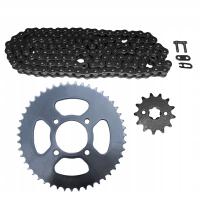 ЗВЕЗДОЧКИ ЦЕПЬ TORQ BLIZZARD 50 ZIPP TOROS MONTANA ROMET HOGAR 202 BARTON