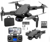 DRON L900 Pro GPS/WiFi Black 7.4V 2200mAh + 3× AKUMULATOR BATERIA DRONA L900 PRO SE 2200Mah 7,4V