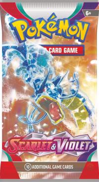 Booster Scarlet Violet Pokemon karty ORYGINALNE saszetka paczka poksy 10x