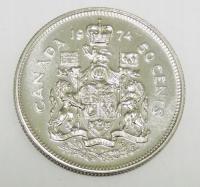 KANADA 50 cents 1974