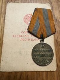 Medal „Za zdobycie Budapesztu” dla Tennikowa V.V.