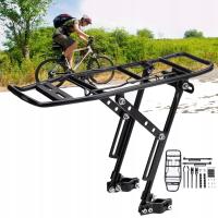 BAGAŻNIK ROWEROWY TYLNY DO ROWERU NA ZAKUPY ALUMINIUM 25KG 24-29