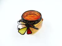 Ozdoba witrażowa - puzderko 