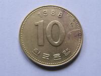 KOREA POŁUDNIOWA 10 WON 1988 ROK !!!!!!!!!!!! 0897
