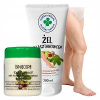 Sól na pajączki na nogach popękane naczynka pękające żyły KREM KASZTANOWCEM