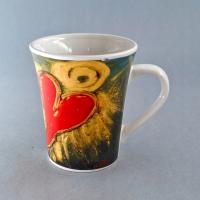 CIEKAY KUBEK CERAMICZNY SERCE RUNY