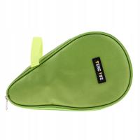 Lightweight Table Tennis Bat Bag Pong Paddle Bag with Ball Case for 2 Green