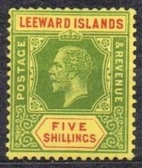 Kol.bryt. LEEWARD ISL. 1912 SG 57* 65 GBP