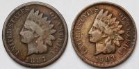 1300. USA, 1 cent 1887 i 1903 - zestaw (2szt)