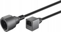 Kabel do UPS IEC C14 - Schuko 0,2m GOOBAY