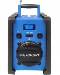 RADIO BUDOWLANE BLAUPUNKT JOBSITE Bluetooth AKU 2200 mAh FM AUX Wyśw. LCD