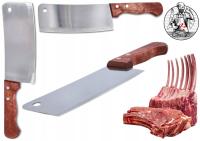 DUŻY STALOWY TASAK KUCHENNY OSTRY DO MIĘSA WARZYW 17 cm