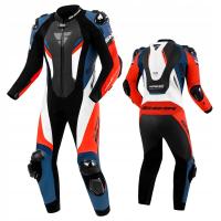 Kombinezon motocyklowy jednoczęściowy skórzany Shima męski