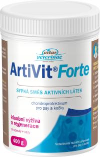 VITAR Veterinae ArtiVit Forte 400 g - wyjątkowo mocna odżywka na stawy dla zwierząt