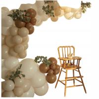 BALONY BRĄZOWA GIRLANDA BALONOWA BEŻ CHRZEST ROCZEK DEKORACJE WESELE ŚLUB
