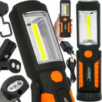 VERKE V87521 LATARKA WARSZTATOWA LAMPA KANAŁOWA LED 3w1 + PAKIET OCHRONY - GWARANCJA NA 2 LATA