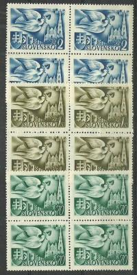 Słowacja 1942 Mi 102-104 Czyste **