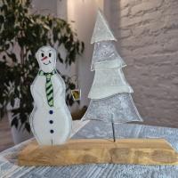 Bałwanek z choinką DFS ozdoba świąteczna stojąca