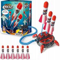 Wyrzutnia katapulta rakiet piankowych pompka prezent dla 4 5 6 7 8 9 10 lat