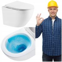 WC чаша висячая TORNADO D вихревая смывная доска медленная