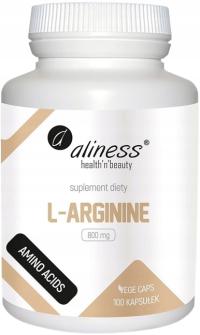 L-аргинин ALINESS 800mg 100KAPS оксид азота кровяное давление метаболизм