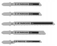 PARKSIDE PSTZ 3 A1 Zestaw brzeszczotów do wyrzynarki 5 szt do metalu