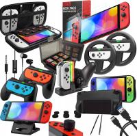 AKCESORIA DO NINTENDO SWITCH ORZLY GEEK PACK BLACK